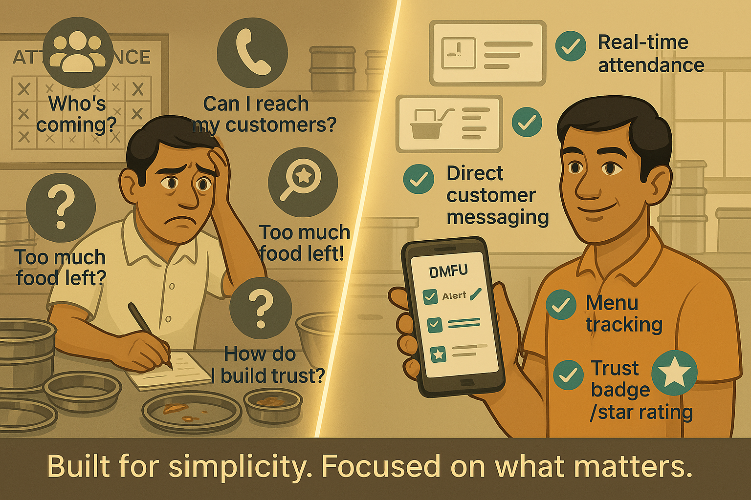 Simple digital solution for mess management